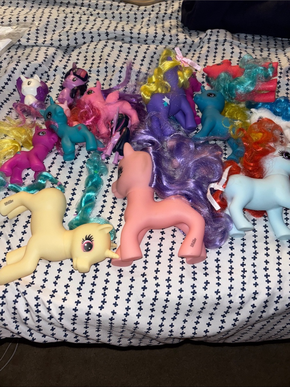 My Little Pony Assorted Purple, Pink, Blue, Yellow, Teal Ponies